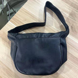 Christmas Gift [EAM] High Capacity PU Leather Crossbody Dumplings Bags For Women 2021 Summer Fashion Shoulder Handbags Female Travel Bag HN101