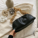Christmas Gift Gold Chain Bags For Women 2020 Summer PU Leather Crossbody Bags For Women Luxuury Elegant Shoulder Handbags