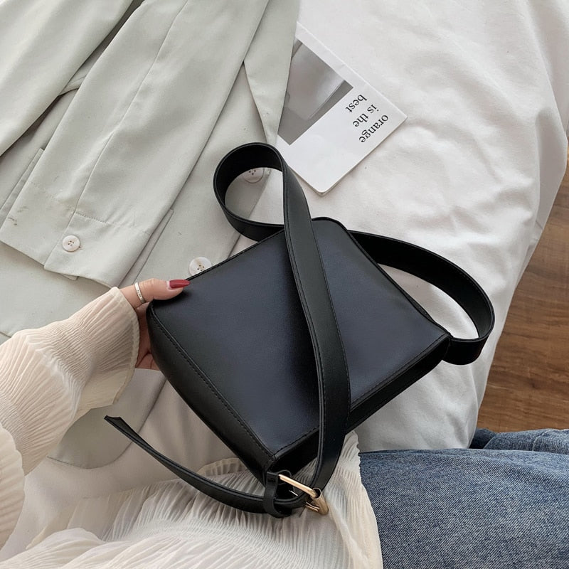 Back to College OLSITTI Vintage PU Leather Bucket Bags for Women 2020 Trending Designer Crossbody Shoulder Bags Handbags Women's Hand Bag