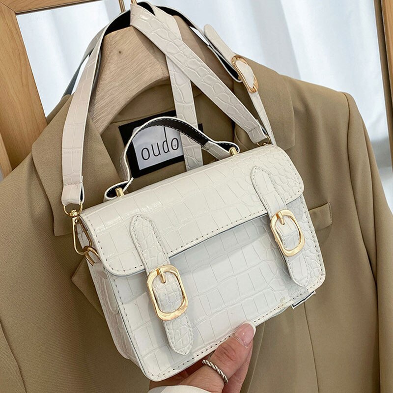 High Quality Fashion Retro Small Handbags For Women Pu Leather Female Crossbody Bag 2021 Summer Trend Animal Prints Shoulder Bag