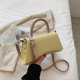 с доставкой Simple Style Small PU Leather Shoulder Bags for Women 2021 Summer Luxury  Brands Trendy Elegant Baguette Handbags