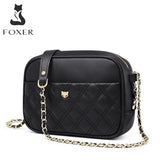 FOXER 2021 Summer Brand Pillow Bag Lady Crossbody Bags Women Leather Shoulder Bags Casual Female Space Pad Handle Purse Bag