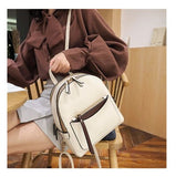 Christmas Gift DORANMI Classic Women's Backpack Solid Rucksacks 2021 Fashion Schoolbag Female Solid Back Shoulder Bag Book Mochila DJB885