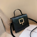 Back to College Retro Fashion Female Tote bag 2021 New High Quality PU Leather Women's Designer Handbag Lock Travel Shoulder Messenger Bag