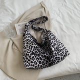 Vvsha   Large Capacity Travel Tote Bag Women Leopard Shoulder Bags Casual Canvas Handbags Designer Crossbody Bag Girl Shopping Bag Sac