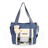 Women Shoulder Bag Casual Tote Large Capacity Crossbody Shopping Bag Cute Bookbag for Teenage Girls Messenger School Bags