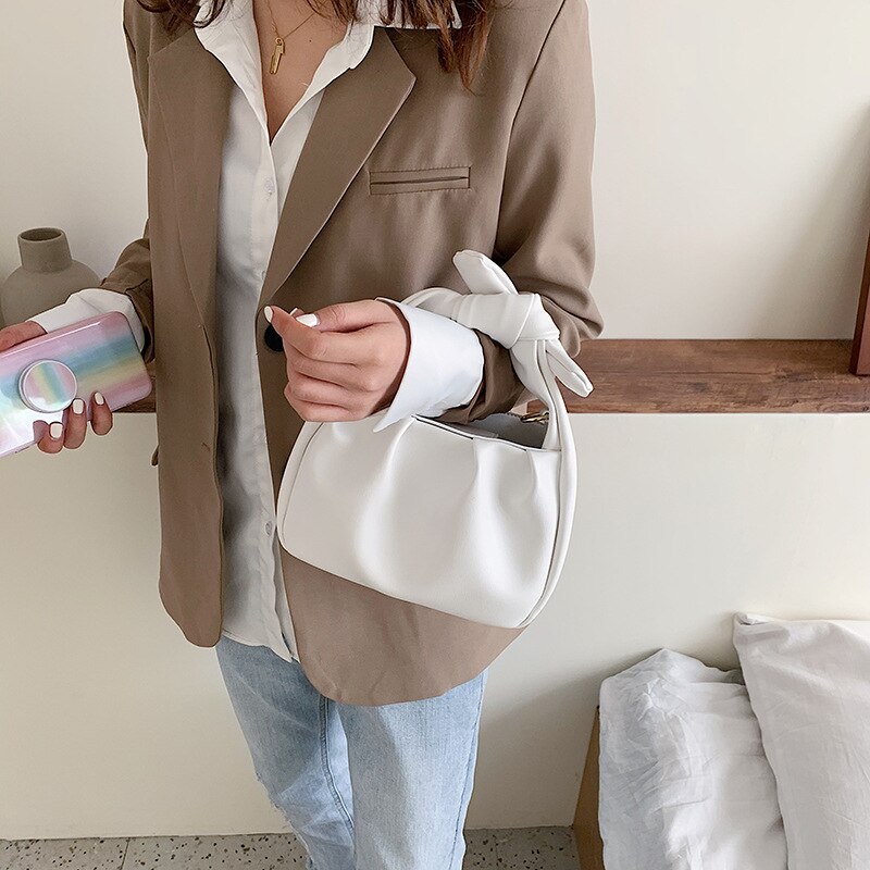 Small Tote bags Crossbody Bags For Women 2020 Summer Solid Color Shoulder Handbags Female Lady Soft PU Leather Cross Body Bag