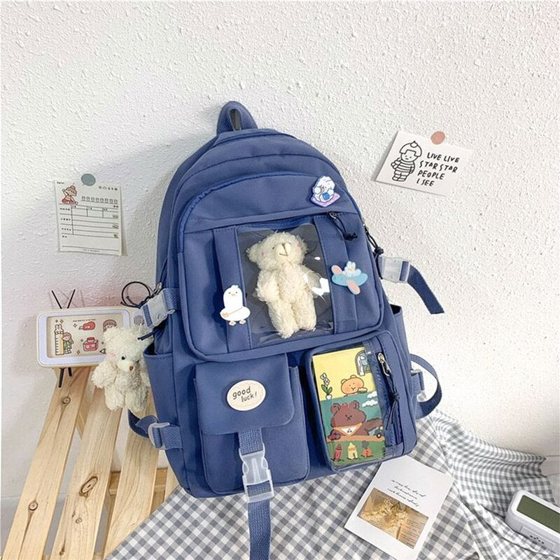 Fashion Solid Color Cute Soft Backpack For Women Luxury Designer Brand  Backpack Simple Travel Backpack Girl Small SchoolBag 2022