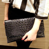 Women Day Clutches Bags Alligator chain Crossbody Bags For female Shoulder Bags pu leather clutch and purse envelope bag handbag