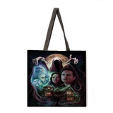 Halloween series printed casual tote bag lady handbag shoulder bag travel lady hand shopping bag
