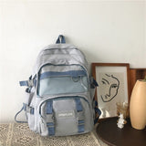 Vvsha Fashion New Brand Nylon Women Backpacks Waterproof Fabric Rucksack for Teen Girls School Bag Students Bookbag Travel Mochila Big