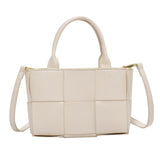 OLSITTI New Luxury Large Brand Pu Leather Woven Shoulder Bags for Women 2021 Portable Small Square Bag Women Tofu Bag Sac Epaule