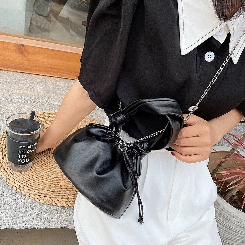 Vvsha Fashion Pleated 2022 The New Listing Handbag Single Shoulder Women's Bag Trend Crossbody Ladies Hand For Pochette Femme