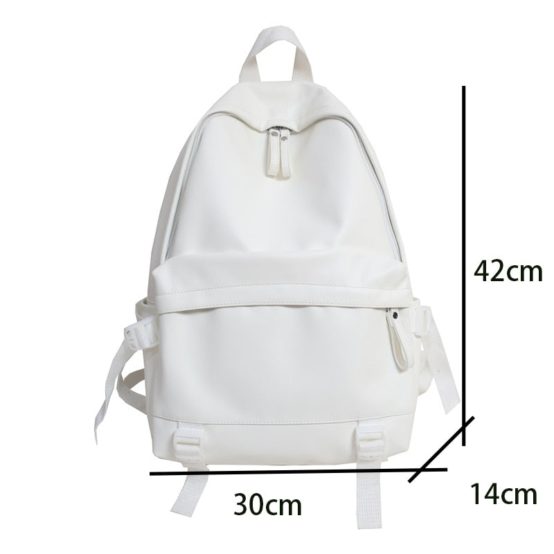 Large Backpack Women Leather Rucksack Women's Knapsack Travel Backpacks Shoulder School Bags for Teenage Girls Mochila Back Pack