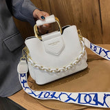 Christmas Gift Designer Fashion Chain Shoulder Bags For Women Ladies Handbags PU Leather Crossbody Bags Female Brand Trending Top-Handle Bag