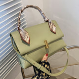 Christmas Gift Vintage Ribbon Tote bag 2021 Fashion New High-quality PU Leather Women's Designer Handbag High capacity Shoulder Messenger Bag