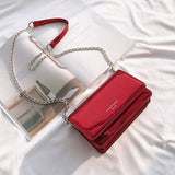 Women Patent Leather Satchel Handbag Fashion Chain Messenger Shoulder Bag Luxury Designer Crossbody Purse Mujer Bolsa Feminina