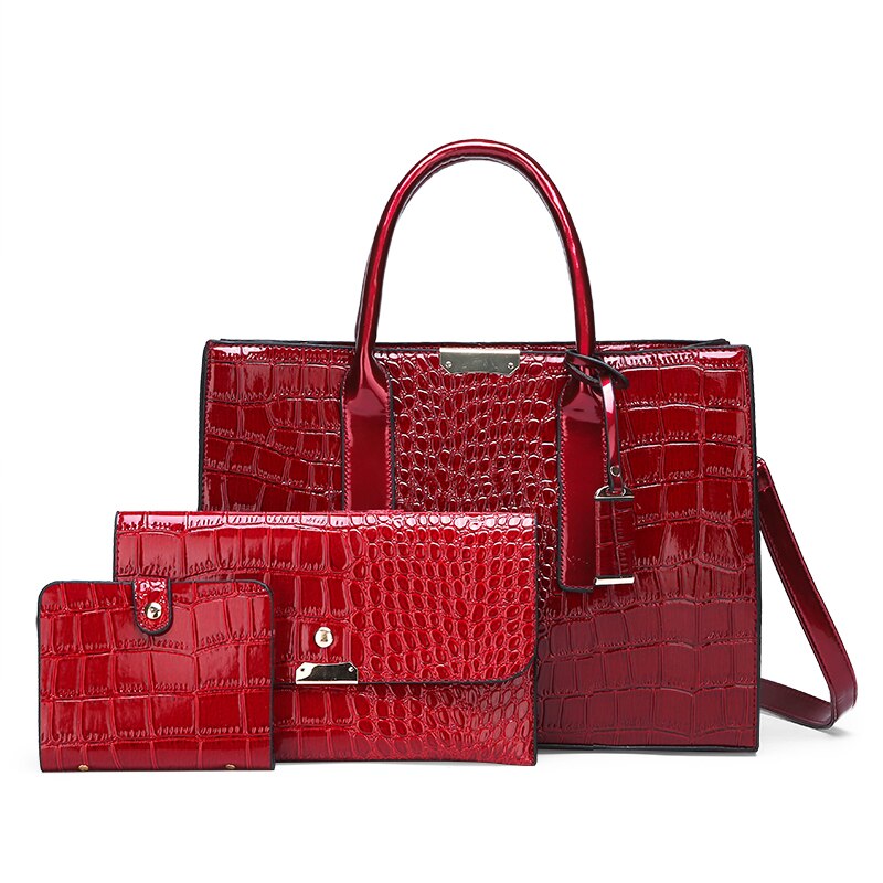 Christmas Gift Luxury Womens Bags Designer Crocodile Pattern Shoulder Bag PU Leather Brand Woman Crossbody Casual Handbag  Women Tote Bags Sac