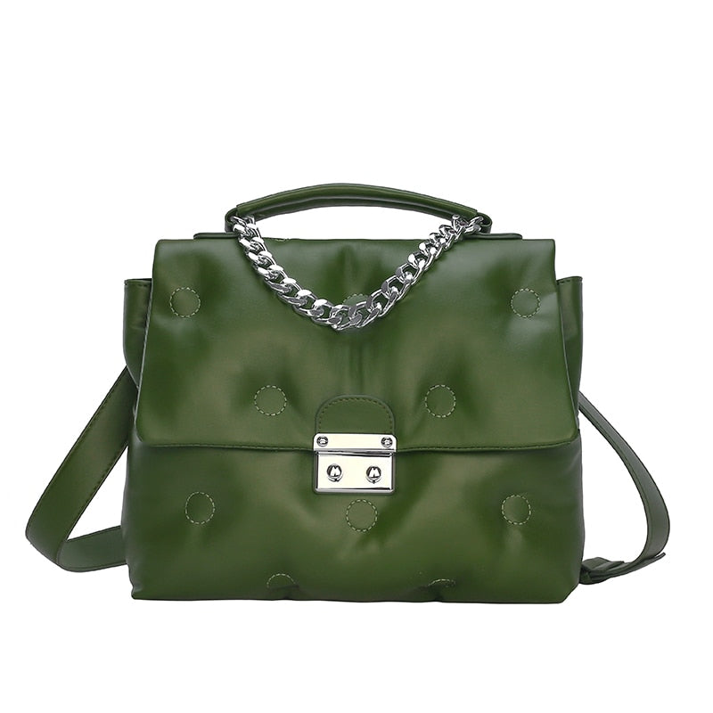 Back to College OLSITTI Pu Leather Totes Ladies Luxury Handbags Women Shoulder Bags for Women 2020 Designer Fashion Large Capacity Messenger Bag