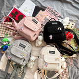 Christmas Gift Kawai Women Small Backpack Female New Shoulder Bags Multi-purpose Fashion Ladies Backpacks Corduroy Travel Bag for Girls