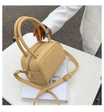 Fashion PU Leather Pillow women Crossbody bags Trendy Box Design  Shoulder Bag for female 2021 Mini Cute ladies Handbags small