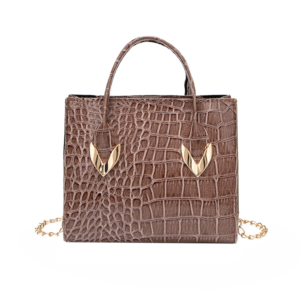 Fashion Women Printing Shoulder Crossbody Bags PU Leather Messenger Pouch Elegant Ladies Vintage Mini Handbags Totes