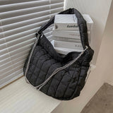 Christmas Gift Niche Design Large-capacity Bag Female Wild 2021 New Design Messenger Bag Simple Bucket Bag Shoulder Bag Width: 44cm