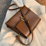 Christmas Gift Vvsha Vintage Square Crossbody bag New High-quality PU Leather Women's Designer Handbag High capacity Shoulder Messenger Bag
