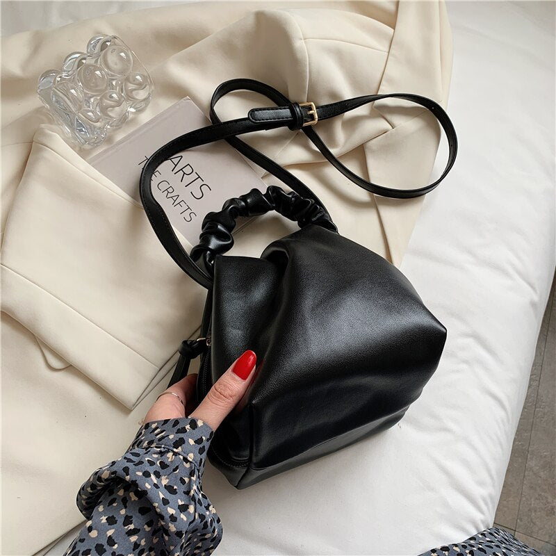 с доставкой Soft PU Leather Crossbody Bags For Women Brand Designer Solid Color Fashion Shoulder Bag Lady Luxury Small Handbags