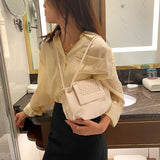 Crossbody Bag Underarm Women Bag Designer Female Shoulder Pleated Bag Handbag Purse Cloud Soft Fashion PU Leather 2021 Simple