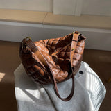 Large Quilted Retro Designer Black High Capacity Bag Handbags Women's Bag 2021 New Style Fashion Simple Shoulder Tote Bag