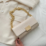 Fashion Vintage Bags For Women 2020 Crocodile pattern Shoulder Purse Luxury Handbags Women Bags Designer Female Bags Purse