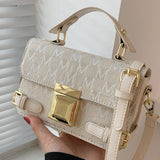 Luxury brand Small Tote bag 2021 Fashion New High-quality Jacquard Fabric Women's Designer Handbag Travel Shoulder Messenger Bag