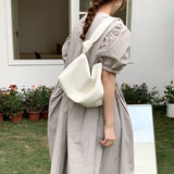 Vvsha Women Knotted Shoulder Bags Pillow Handbags Crossbody Bags Female Fashion Brand Designer Top-handle Bags Fiap Messenger Bag