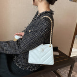 Winter Fashion Lady Bag PU Leather Shoulder Bag For Women 2020 New Handbag Female Chain Crossbody Small Square Bag