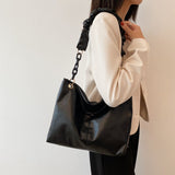Tote Bag Underarm Shoulder Bag Female Designer Handbag Backpack Women Chain Fashion 2021 Soft PU Leather All-match High Capacity
