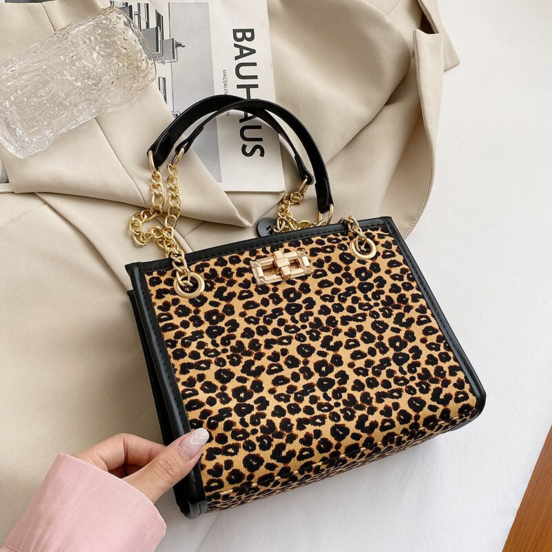 Leopard Print PU Leather Backpack For Women Fashionable Travel