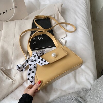 High Quality Leather Shoulder Bags for Women 2021 New Popular Small Square Bag Fashion Handbag Casual Concise Crossbody Bags