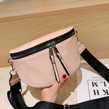 Fashion Soft Leather Shoulder Bags for Women 2021 New Luxury Saddle Women's Chest Bag Crossbody Female Chain Handbag Belt Purse
