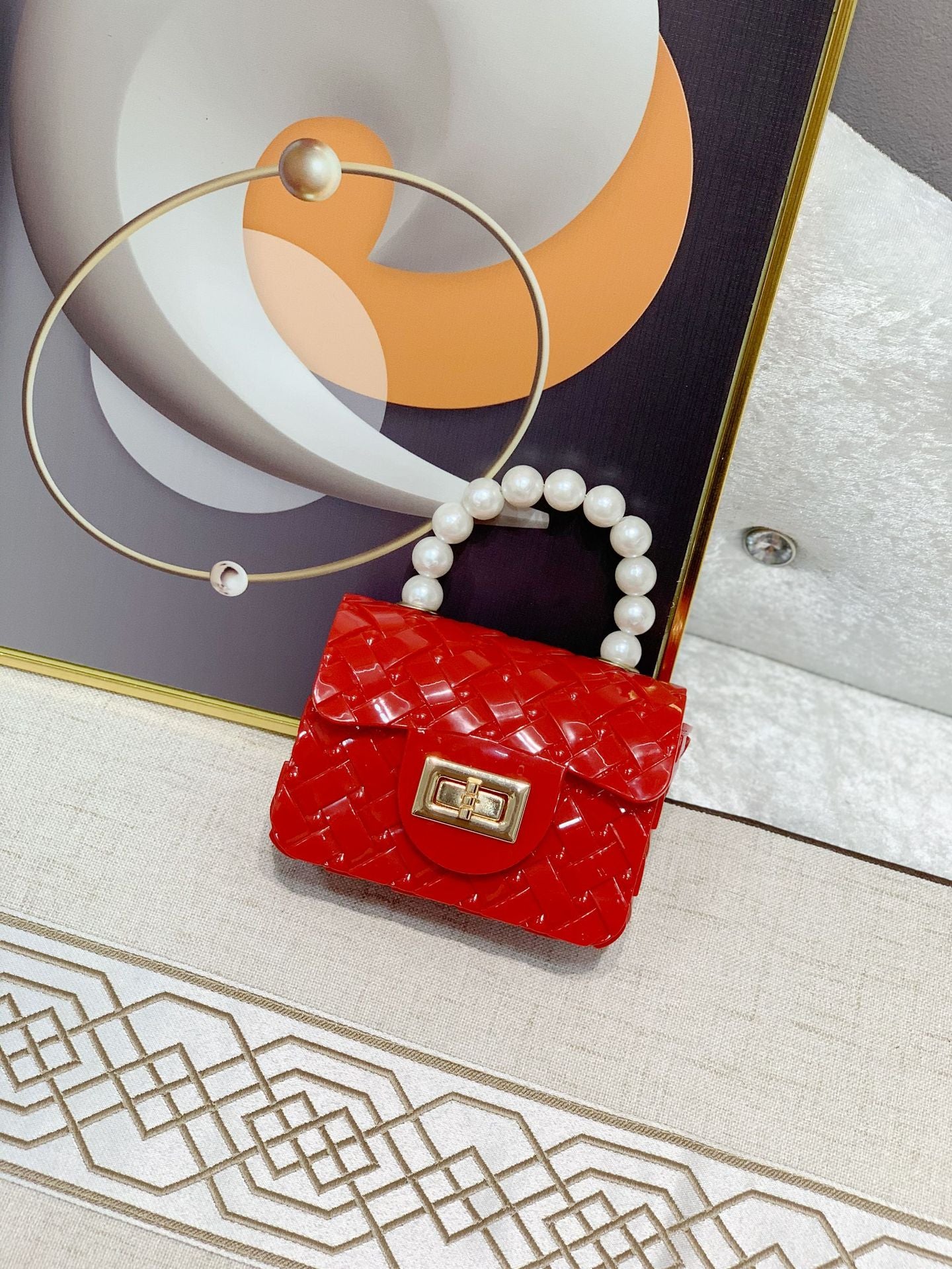 Summer Jelly Bag Luxury Brand Shoulder Bags Handbags For Women 2021 Designer Pearl handle Mini Crossbody Bag Purse and Handbags