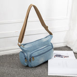 Casual Denim Women Shoulder Bag Mummy Crossbody Bag  Quality canvas Ladies messenger bags Travel handbags blue bolsa feminina