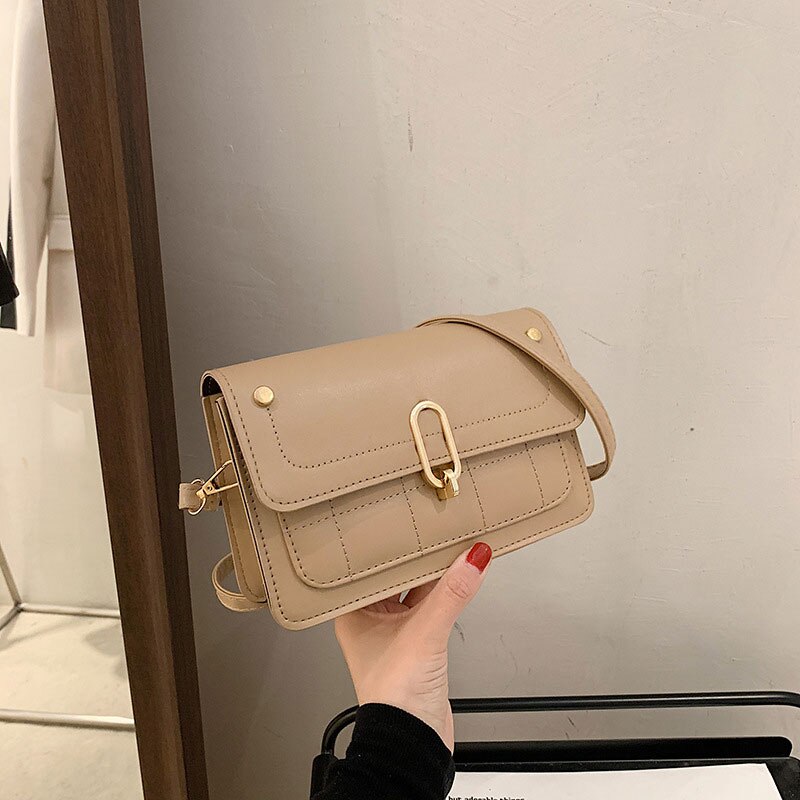 Back to College Simple Stone Pattern Handbags For Women High Quality Soft Leather Shoulder Bags Designer Female Crossbody Bags And Lady Purse