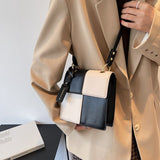 Vvsha   Fashion Simple Shoulder Bags For Women Panelled Crossbody Bag Designer Brand Ladies Flap Messenger Bag Sac A Main Female Handbag