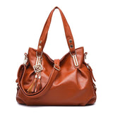 Vvsha Hot Selling Quality PU Leather Tassel Bag Shoulder Bags Women Messenger Bags Women Handbag Women Leather Handbags