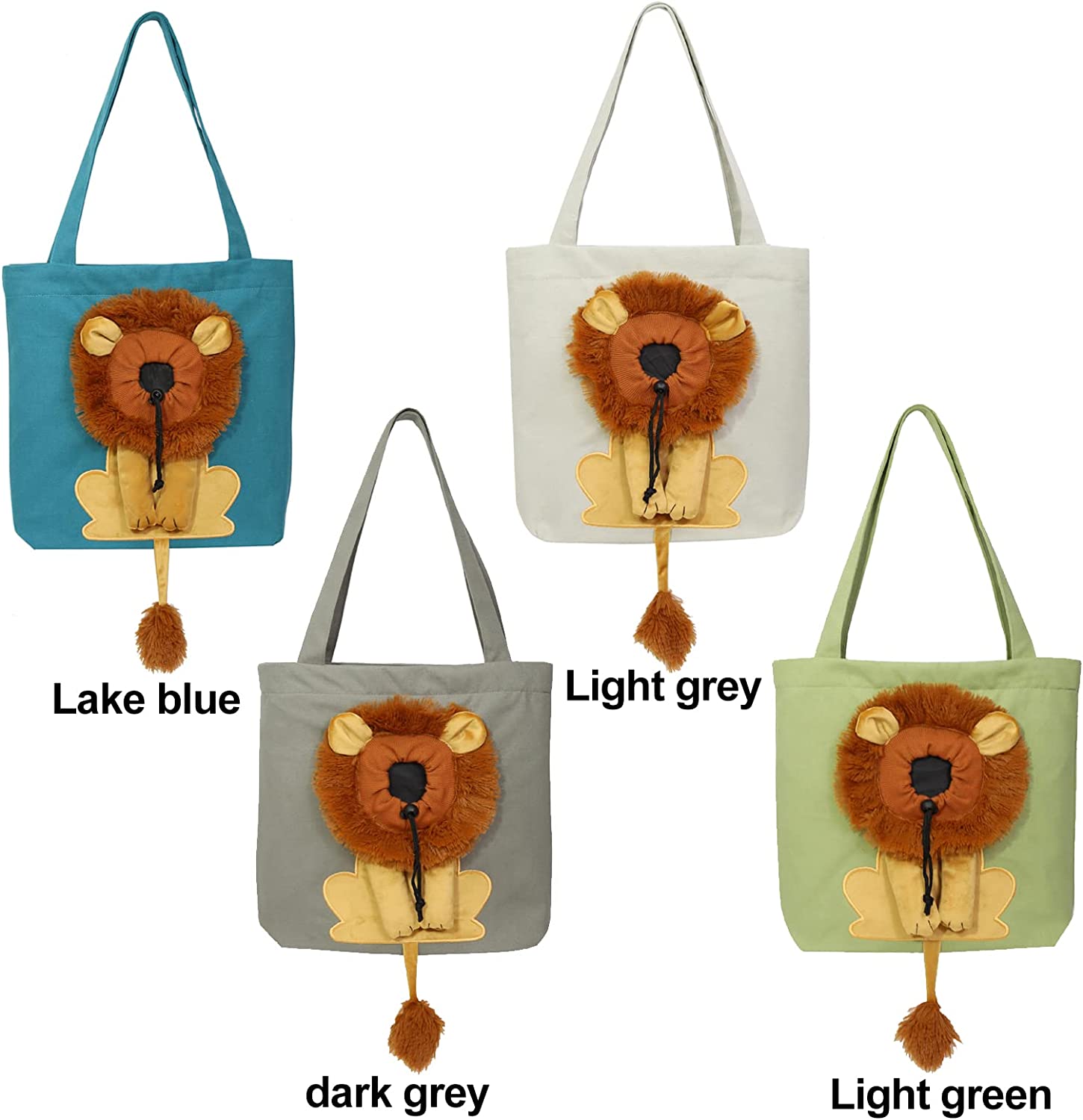 🔥Christmas 30% OFF🔥Lion-Shaped Pet Canvas Shoulder Bag