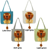 🔥Christmas 30% OFF🔥Lion-Shaped Pet Canvas Shoulder Bag