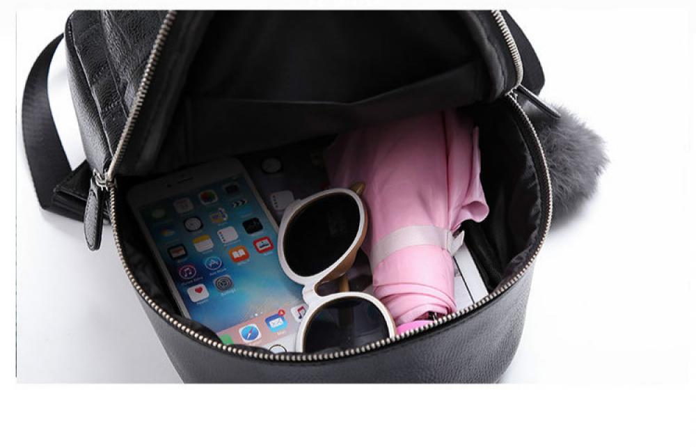 Mini Backpack for Women PU Leather Multifunction Crossbody Bag