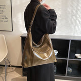 Vvsha Vintage Fashion Shoulder Bags For Women 2023 Winter New Luxury Designer Handbag Retro Big Capacity Shopper Tote Hobo Bag Bolsos
