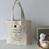 Women Canvas Shoulder Bag Jungle Book Printing Ladies Casual Handbag Tote Bag Large Capacity Cotton Reusable Shopping Beach Bag