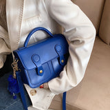 Vvsha   New Klein Blue Women Bags 2022 Fashion Cambridge Bag Ladies Designer Handbags Simple Solid Color Crossbody Bags For Girls Sac